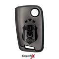 CarPerfex Autosleutel Hoesje – Beşiktaş – VW Golf 7 / 7.5, SEAT, CUPRA & Škoda