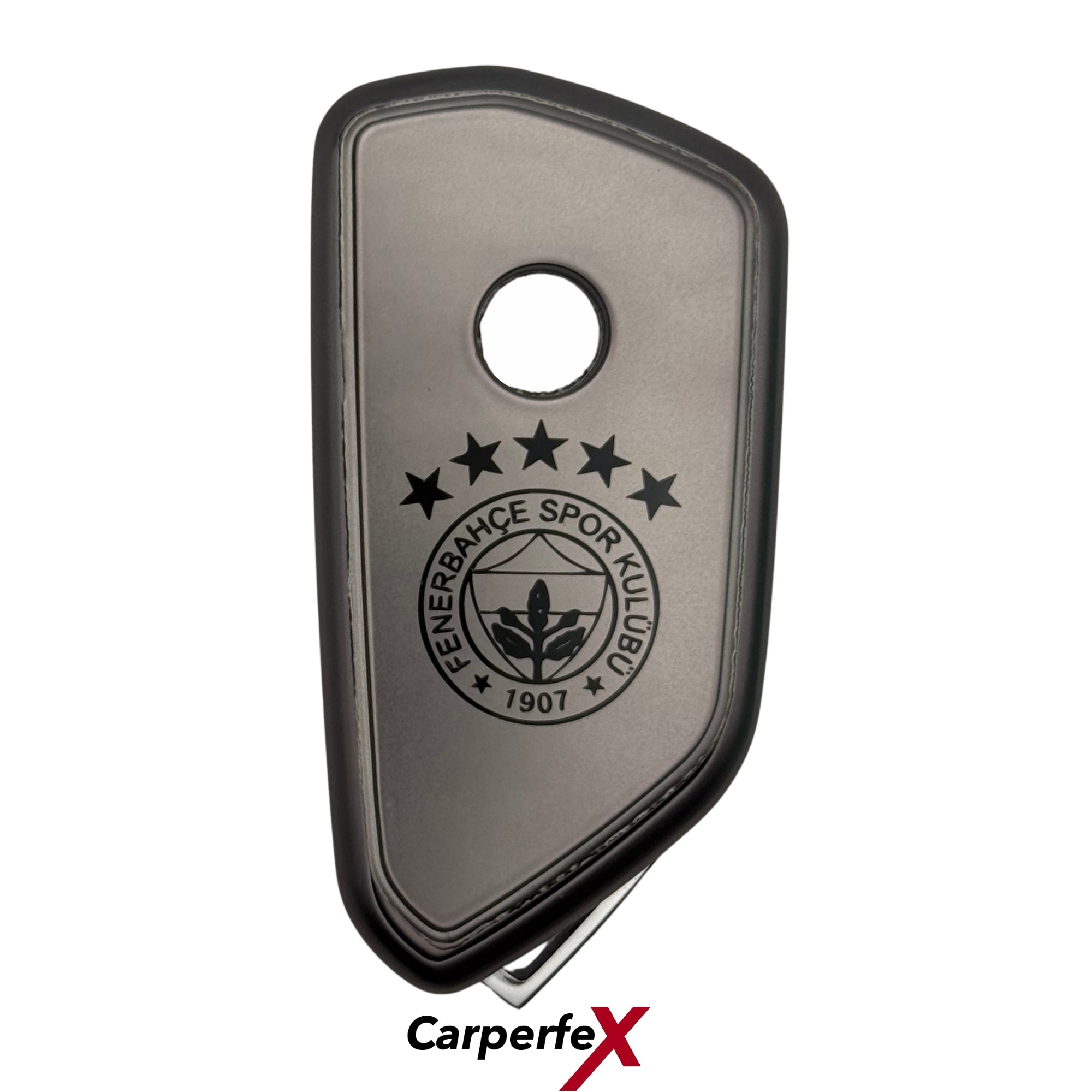 CarPerfex Autosleutel Hoesje – Fenerbahçe – VW Golf 8, SEAT, CUPRA & Škoda