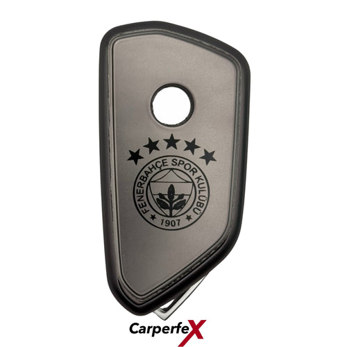 CarPerfex Autosleutel Hoesje – Fenerbahçe – VW Golf 8, SEAT, CUPRA & Škoda