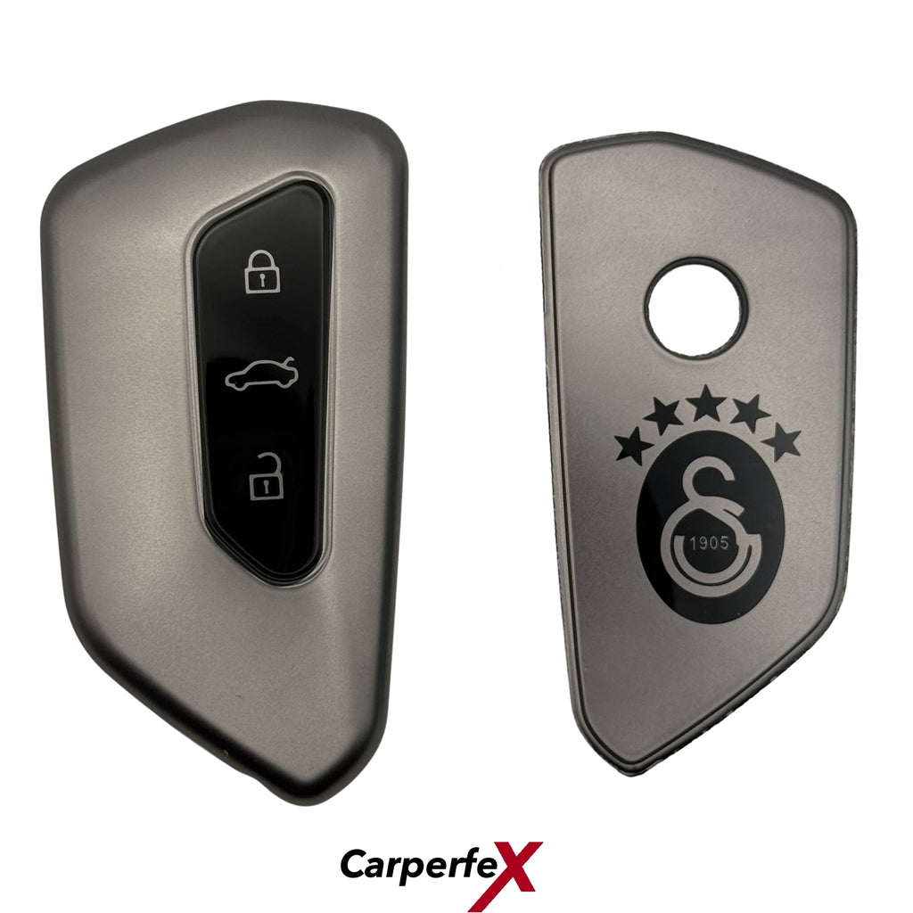 CarPerfex Autosleutel Hoesje – Galatasaray – VW Golf 8, SEAT, CUPRA & Škoda