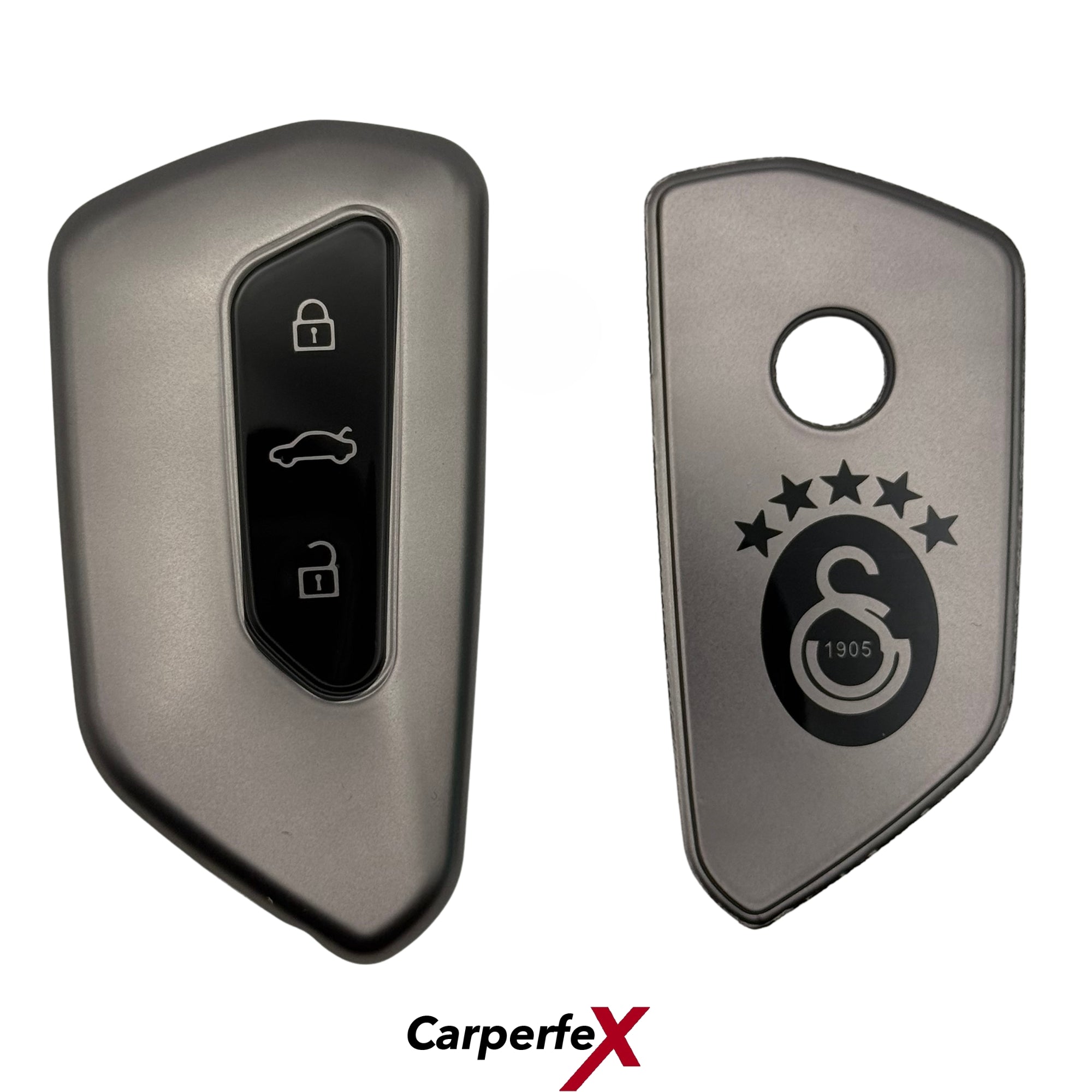 CarPerfex Autosleutel Hoesje – Galatasaray – VW Golf 8, SEAT, CUPRA & Škoda