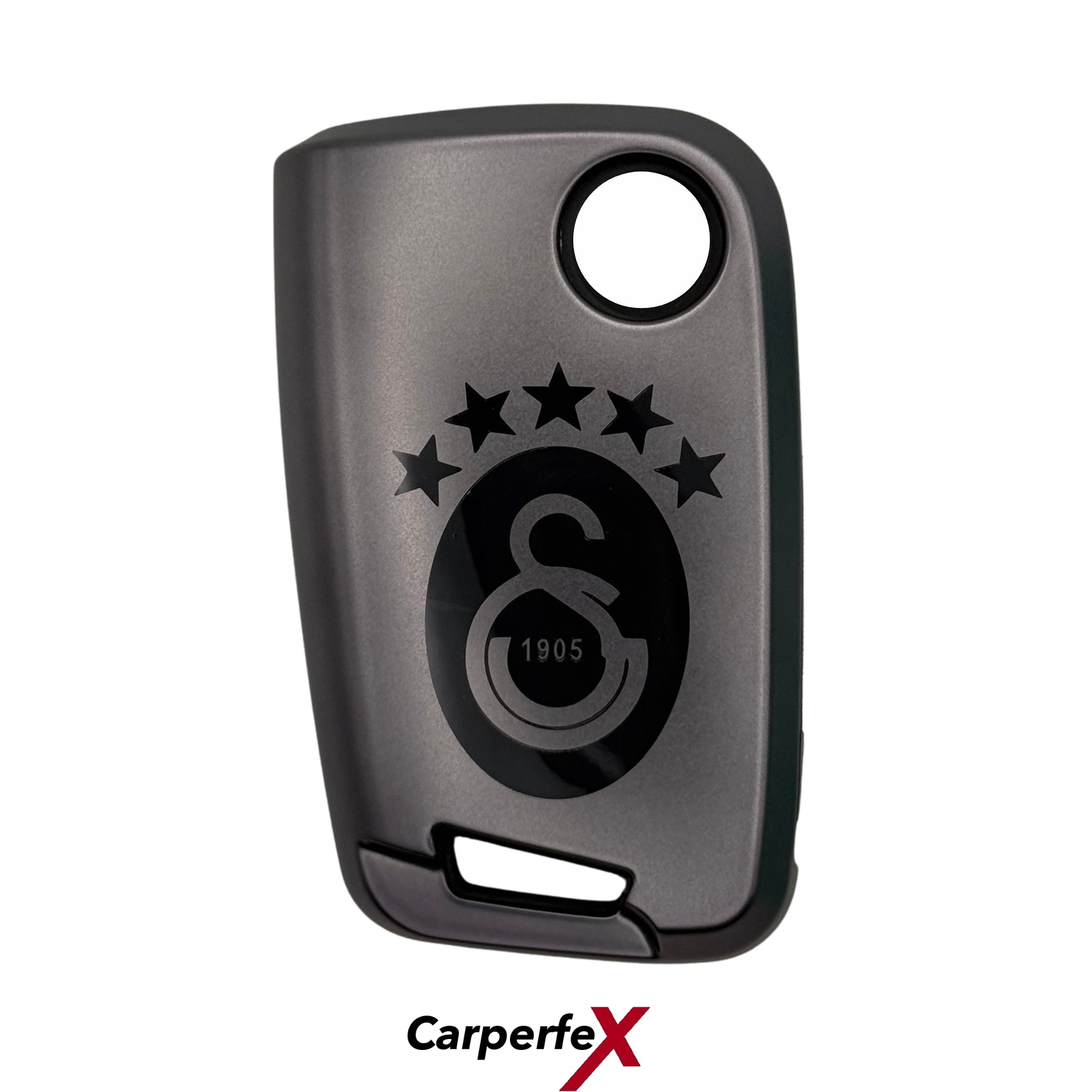 CarPerfex Autosleutel Hoesje – Galatasaray – VW Golf 7 / 7.5, SEAT, CUPRA & Škoda
