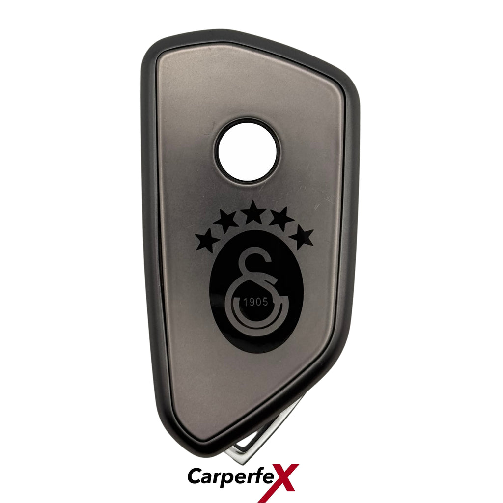CarPerfex Autosleutel Hoesje – Galatasaray – VW Golf 8, SEAT, CUPRA & Škoda