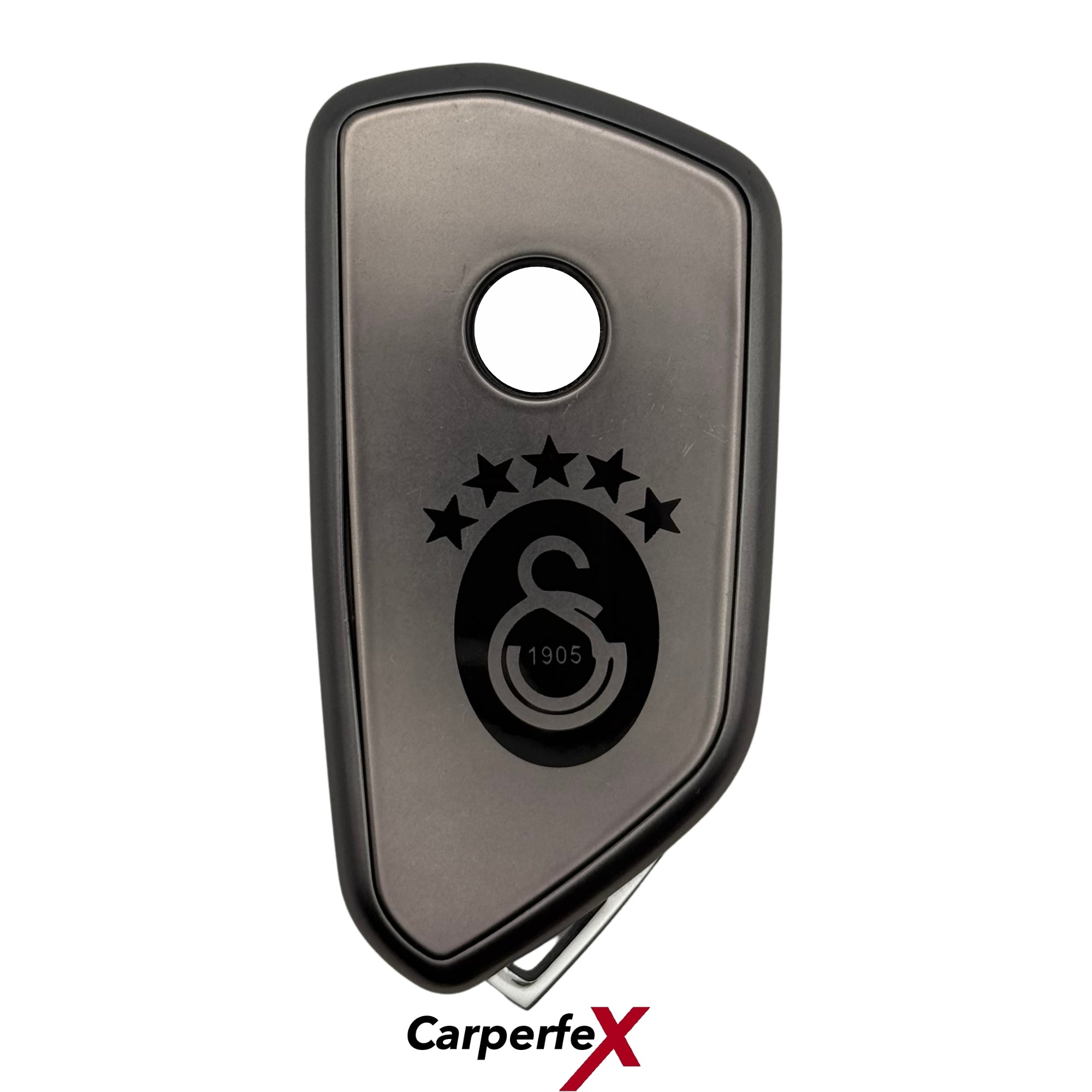 CarPerfex Autosleutel Hoesje – Galatasaray – VW Golf 8, SEAT, CUPRA & Škoda